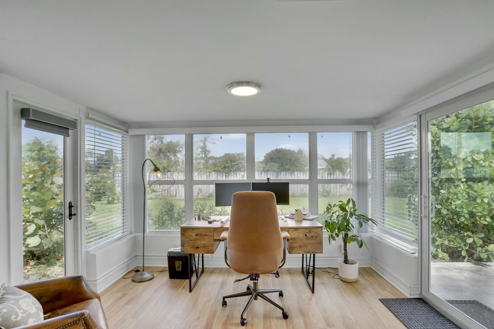 455 Northeast 34th Street Boca Raton, FL 33431 - Photo 9 of 27 Enclosed Florida Room / Office