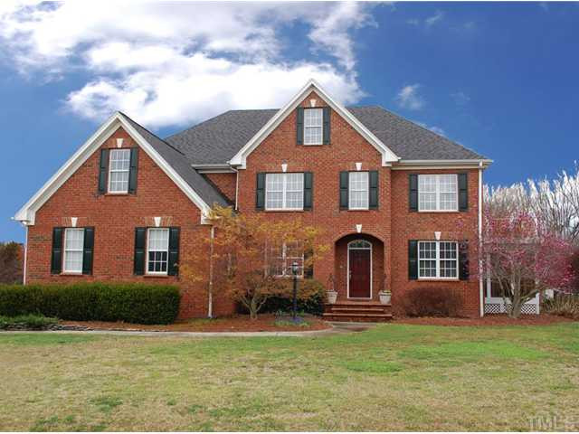 4527 square foot, 3 car garage, all brick with screened porch plus private porch off the master bedroom and walk up attic. Powder coat black aluminum fenced back yard plus two side yards to romp about on over 1 acre of land. Exterior Front