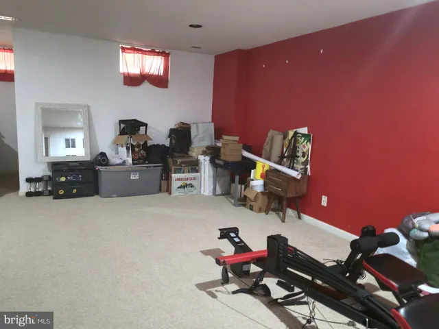 a room with furniture