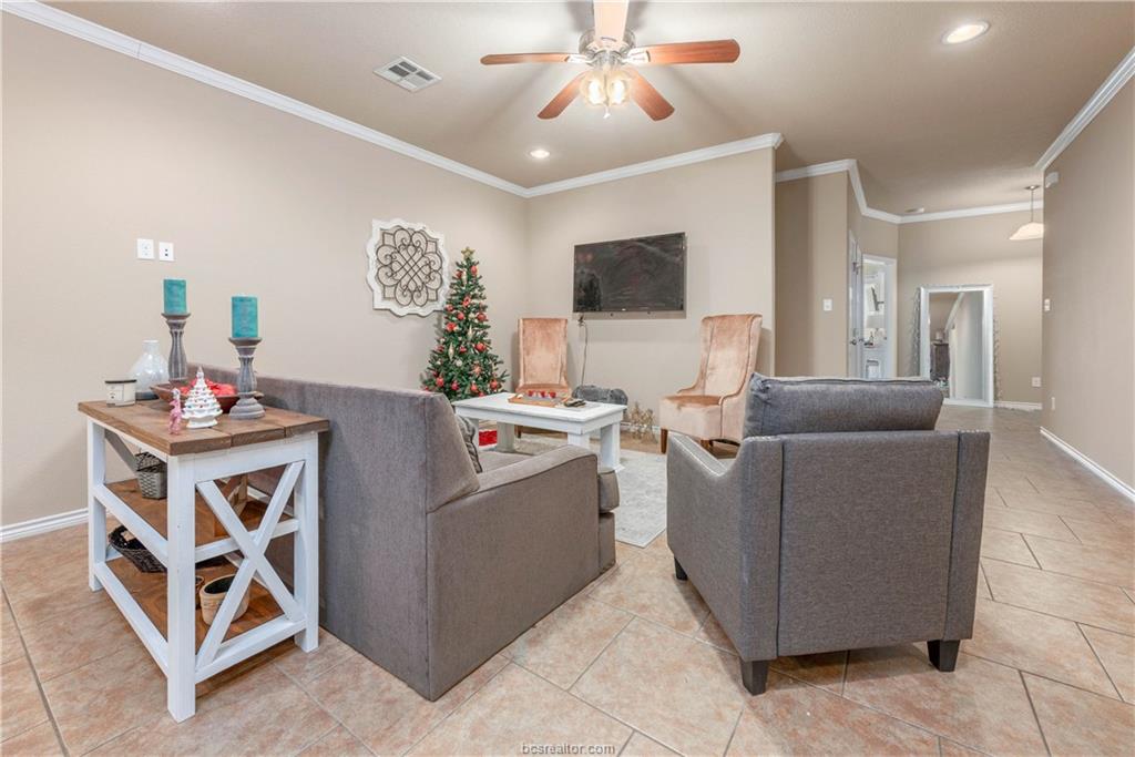 3621 Haverford Road College Station, TX 77845 - Photo 5 of 24 a living room with furniture and a flat screen tv