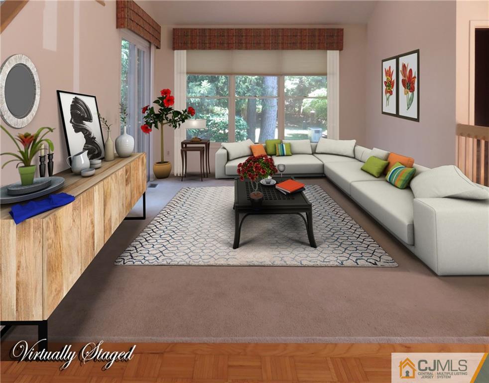 55 Primrose Circle Princeton, NJ 08540 - Photo 3 of 24 a living room with furniture and a large window