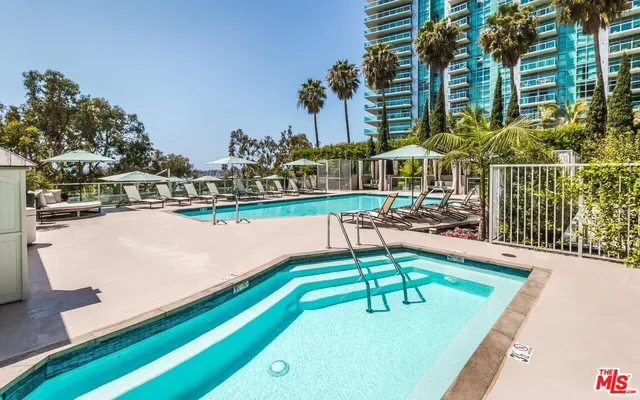 a view of outdoor space with swimming pool