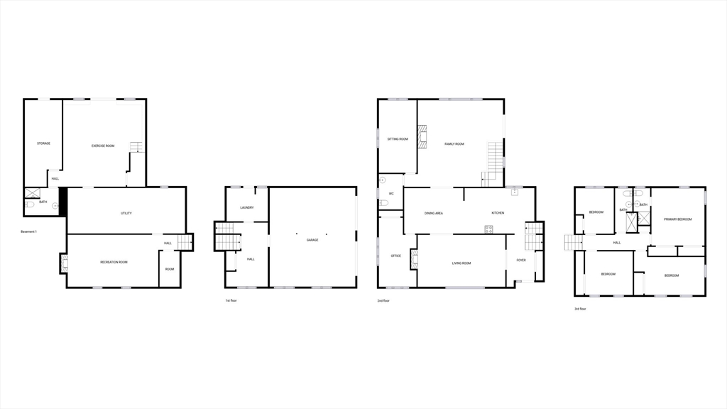16 Crest Drive Dover, MA 02030 - Photo 24 of 24 a picture of a floor plan