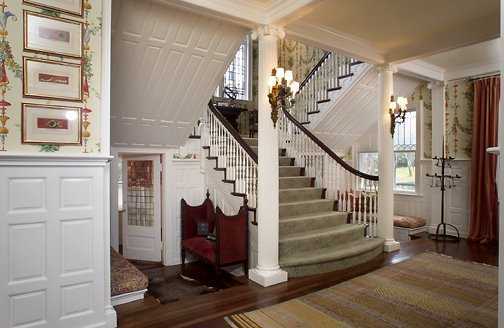 Undisclosed Address Greenwich, CT 06830 - Photo 2 of 7 a view of entryway and hall with wooden floor