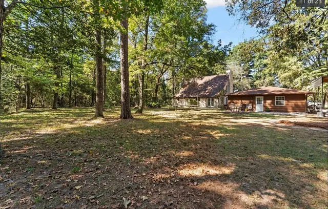 a view of outdoor space with trees