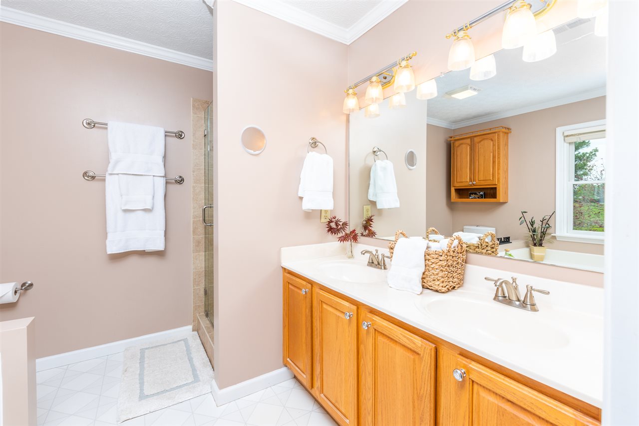 66 Cedar Ridge Road Waynesboro, VA 22980 - Photo 32 of 48 a bathroom with a sink a vanity and a mirror