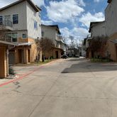 a view of a street with houses