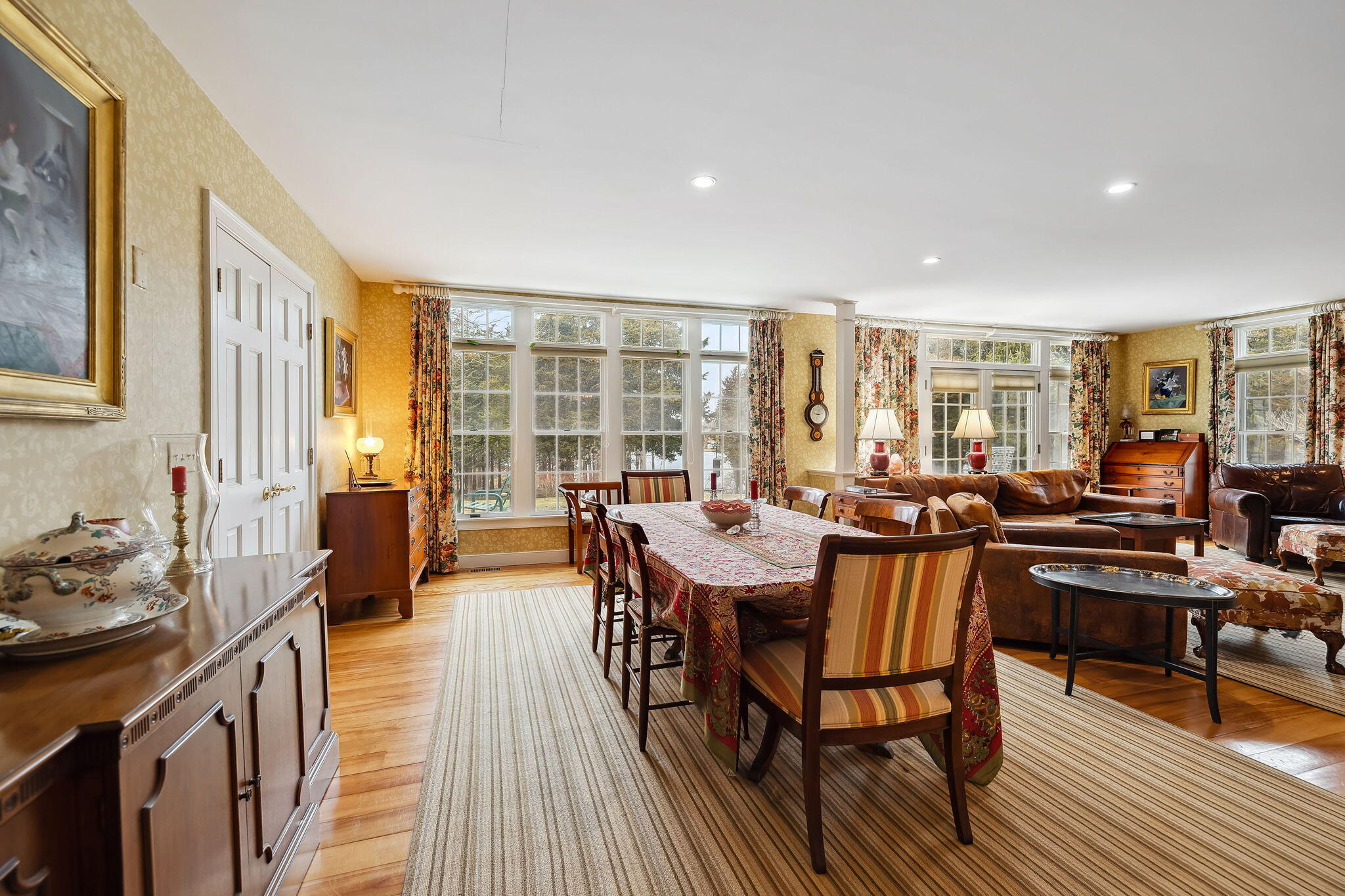 46 Freeman Lane Orleans, MA 02653 - Photo 17 of 74 a view of a a dining room with furniture window and wooden floor