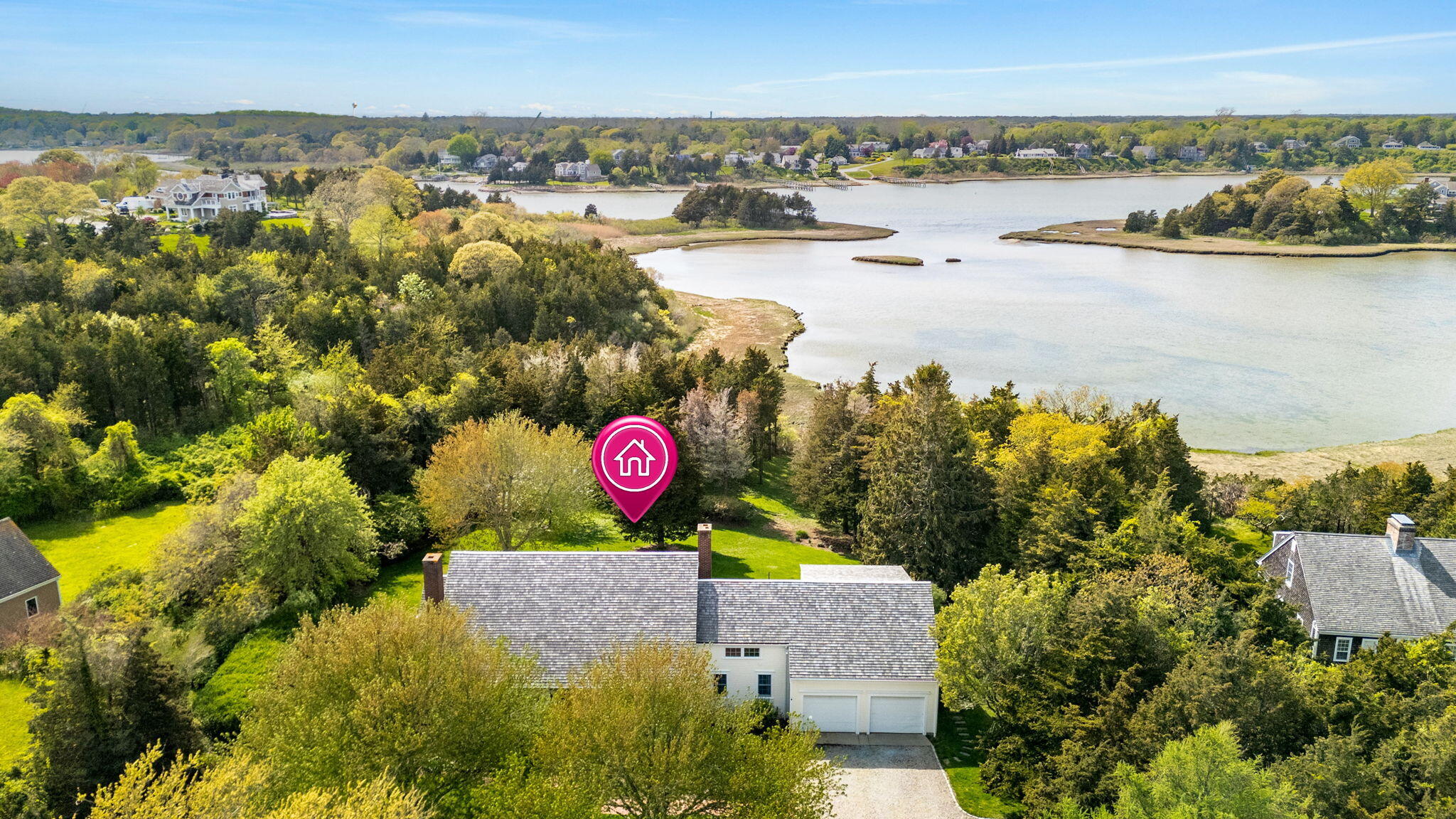 46 Freeman Lane Orleans, MA 02653 - Photo 3 of 74 a view of a city and ocean view