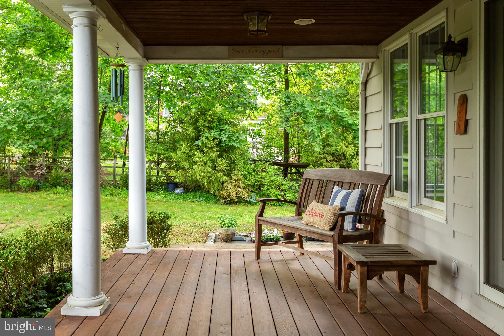 605 Golf Club Road Newtown Square, PA 19073 - Photo 40 of 45 Covered Side Porch off Great Room and Mudroom