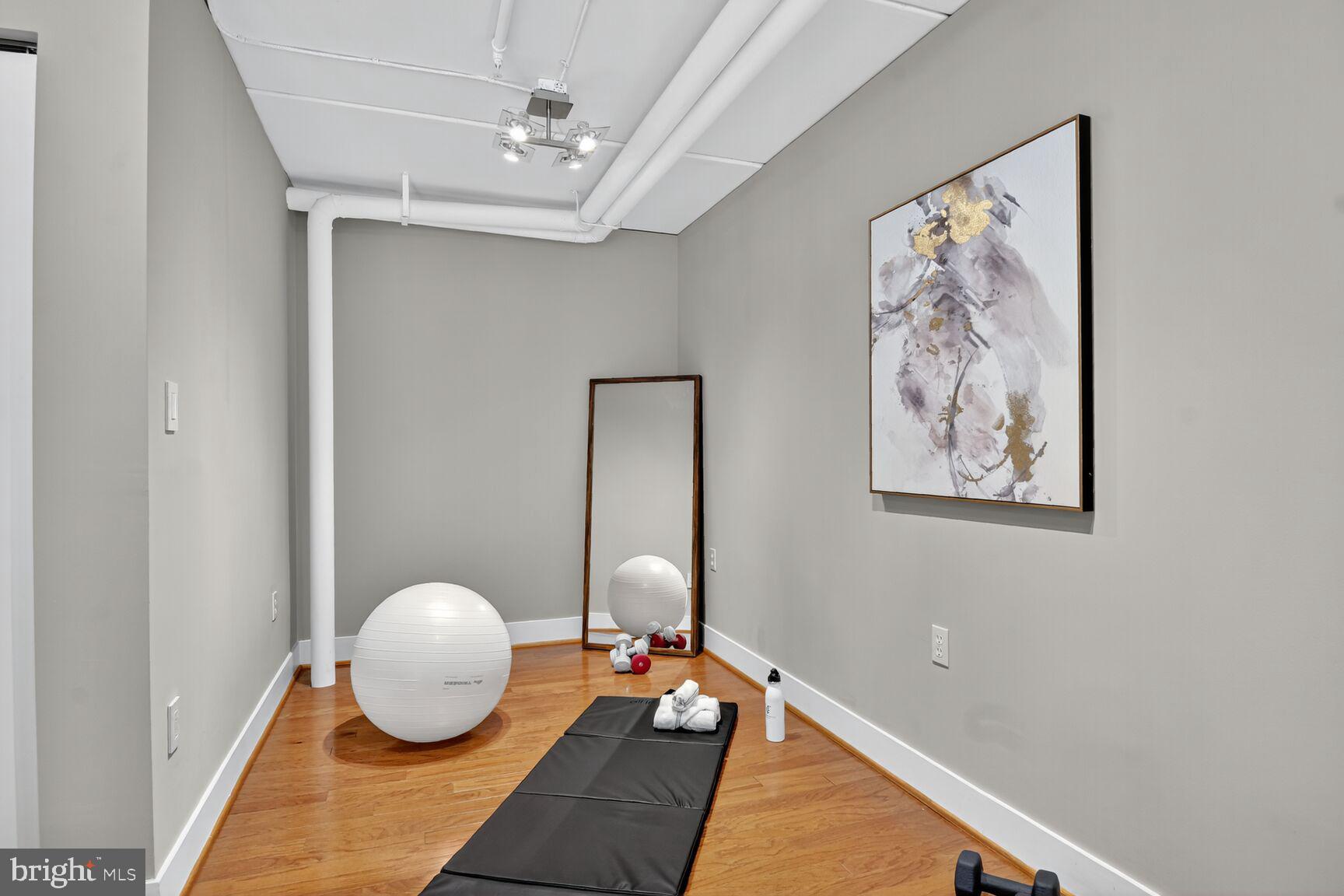 900 Bonifant Street, Unit D Silver Spring, MD 20910 - Photo 39 of 54 a living room with wooden floor and painting on the wall