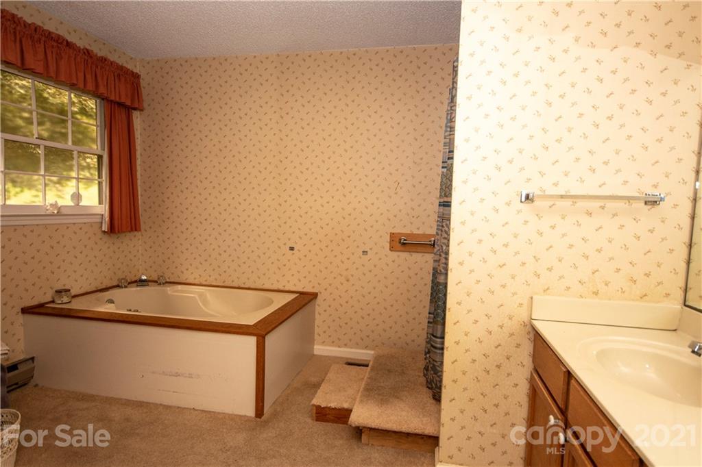 449 Oak Ridge Drive Clyde, NC 28721 - Photo 13 of 18 a bathroom with a sink and a toilet