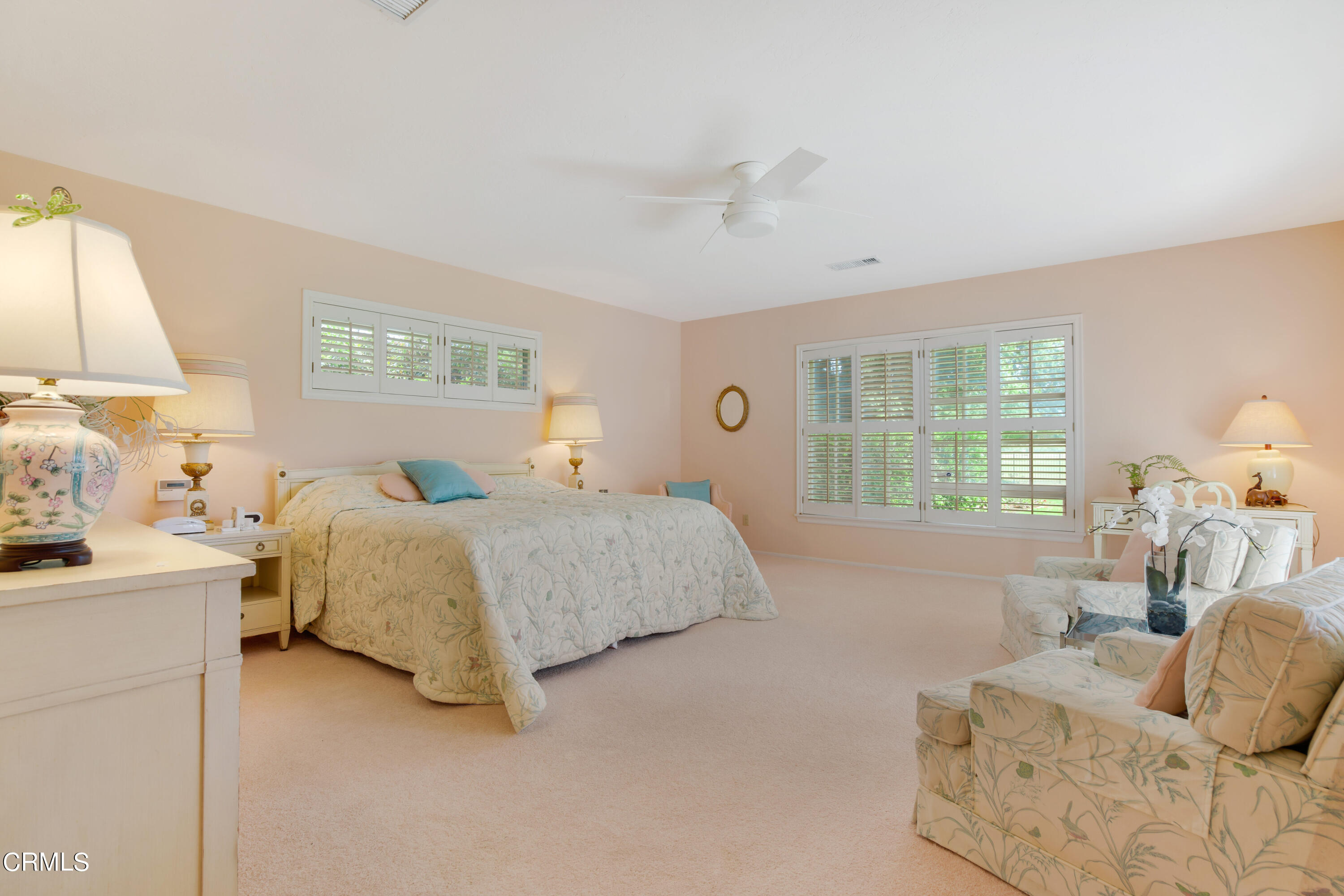 1387 Fairway Drive Camarillo, CA 93010 - Photo 24 of 51 a spacious bedroom with a bed and a large window