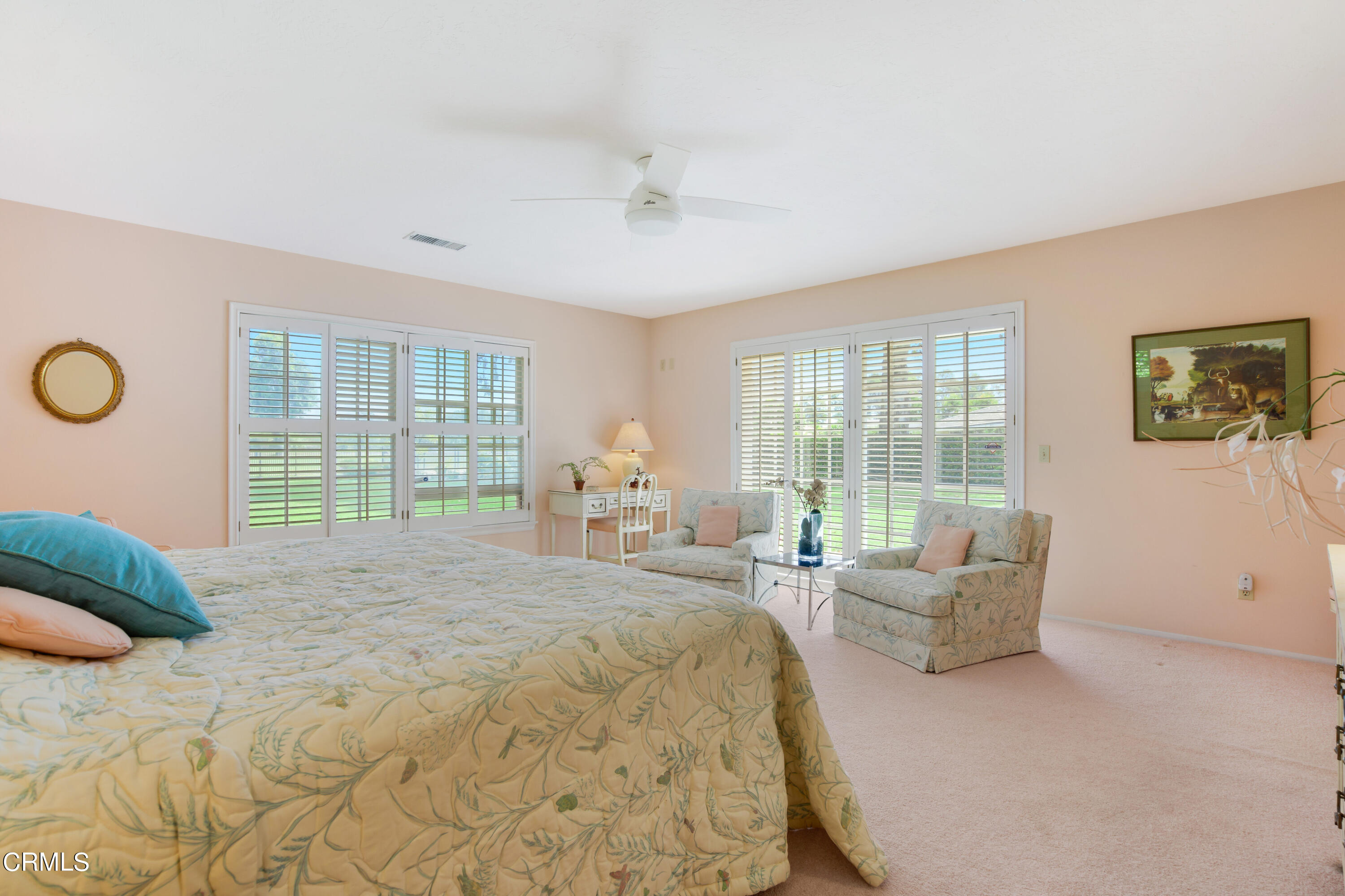 1387 Fairway Drive Camarillo, CA 93010 - Photo 25 of 51 a bedroom with a bed and glass window