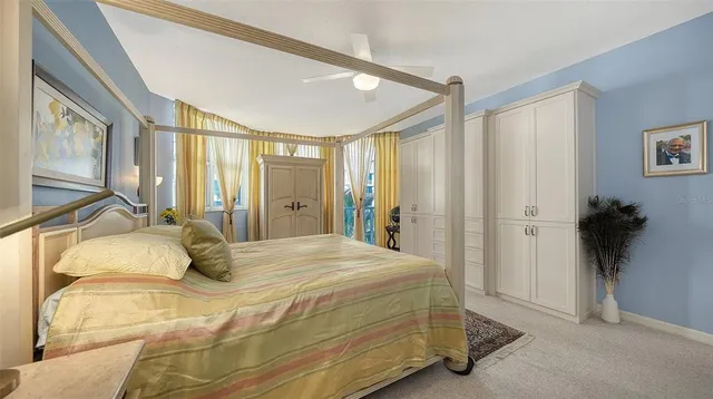 a house with a plant in front of it