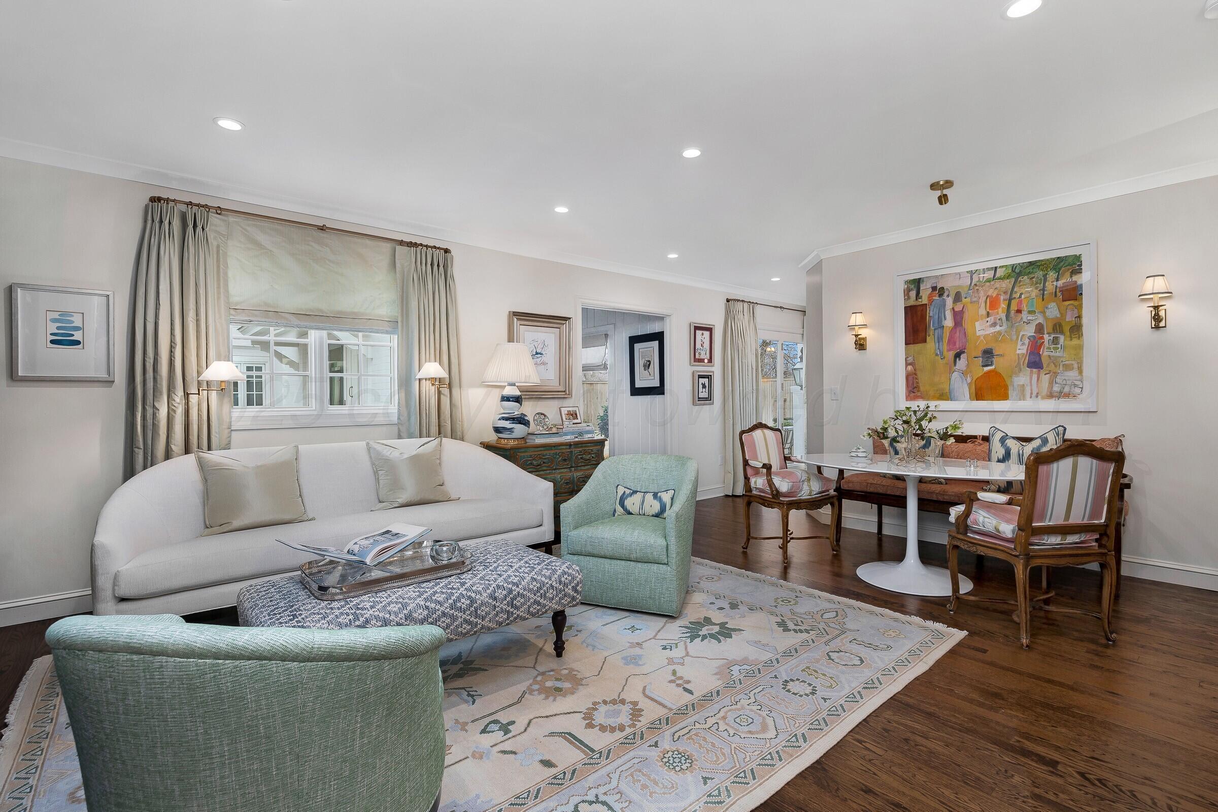 3003 South Hughes Street Amarillo, TX 79109 - Photo 20 of 76 a living room with furniture and wooden floor