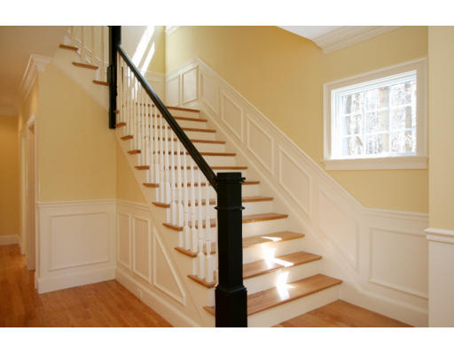 133 Shade Street Lexington, MA 02421 - Photo 3 of 21 a view of entryway and hall with wooden floor