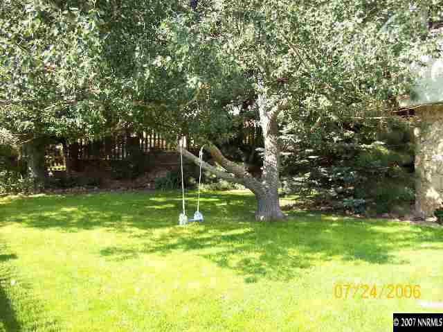 14475 Huron Trail Reno, NV 89521 - Photo 2 of 9 a view of a backyard with a small cabin
