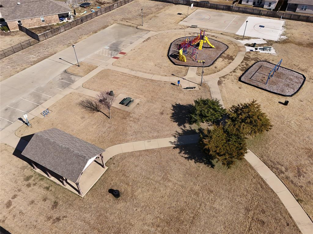 149 Independence Avenue Venus, TX 76084 - Photo 23 of 27 an aerial view of a house with a swimming pool