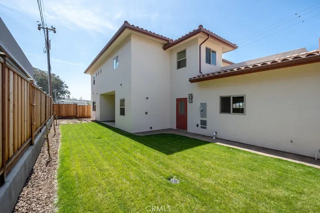 a front view of a building