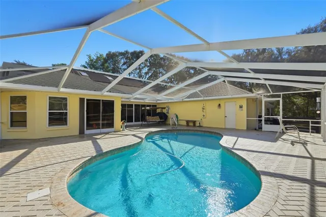 a view of a barn with a yard