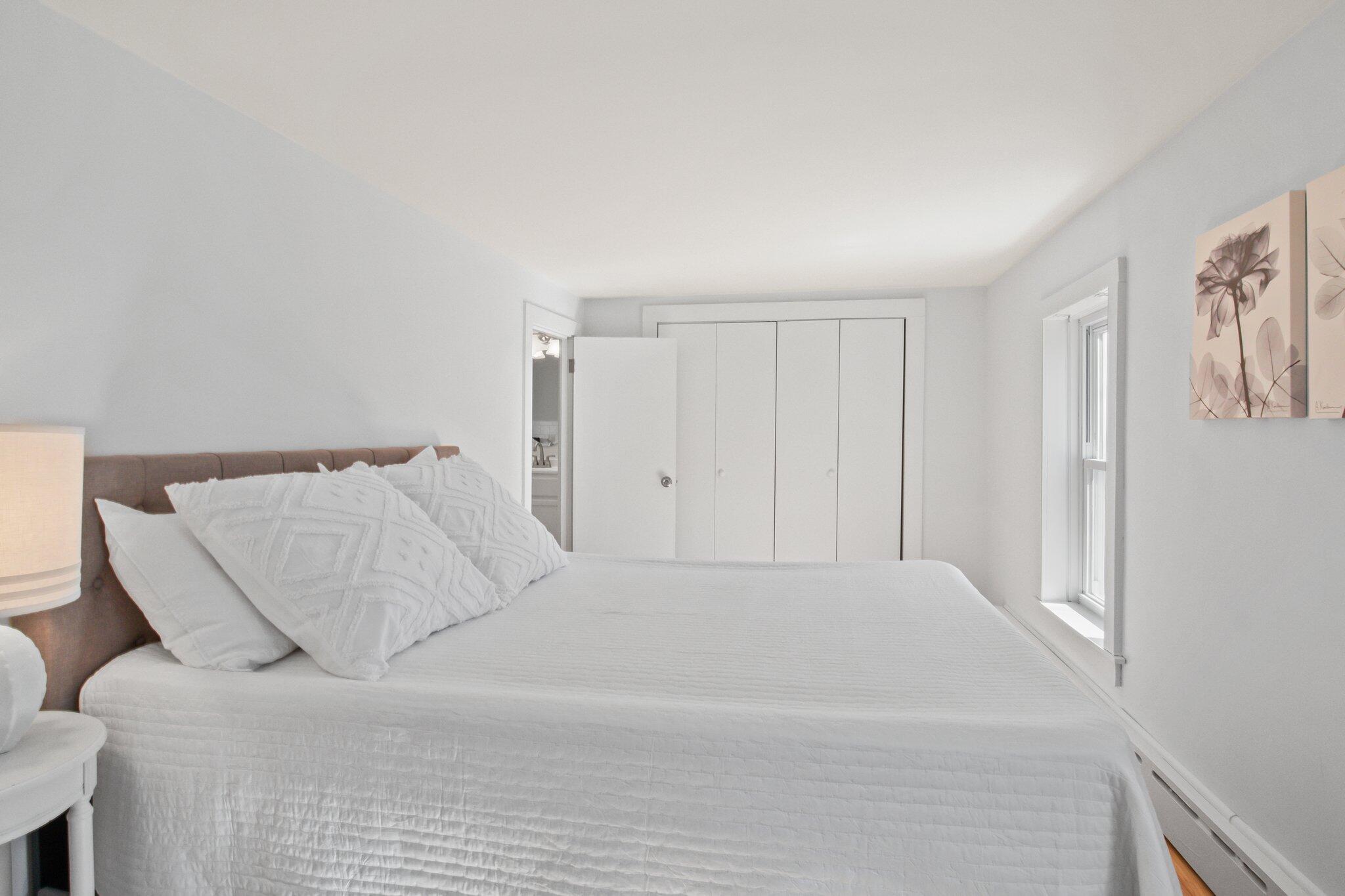 7 Spruce Street Fairhaven, MA 02719 - Photo 17 of 30 a large white bed in a white room
