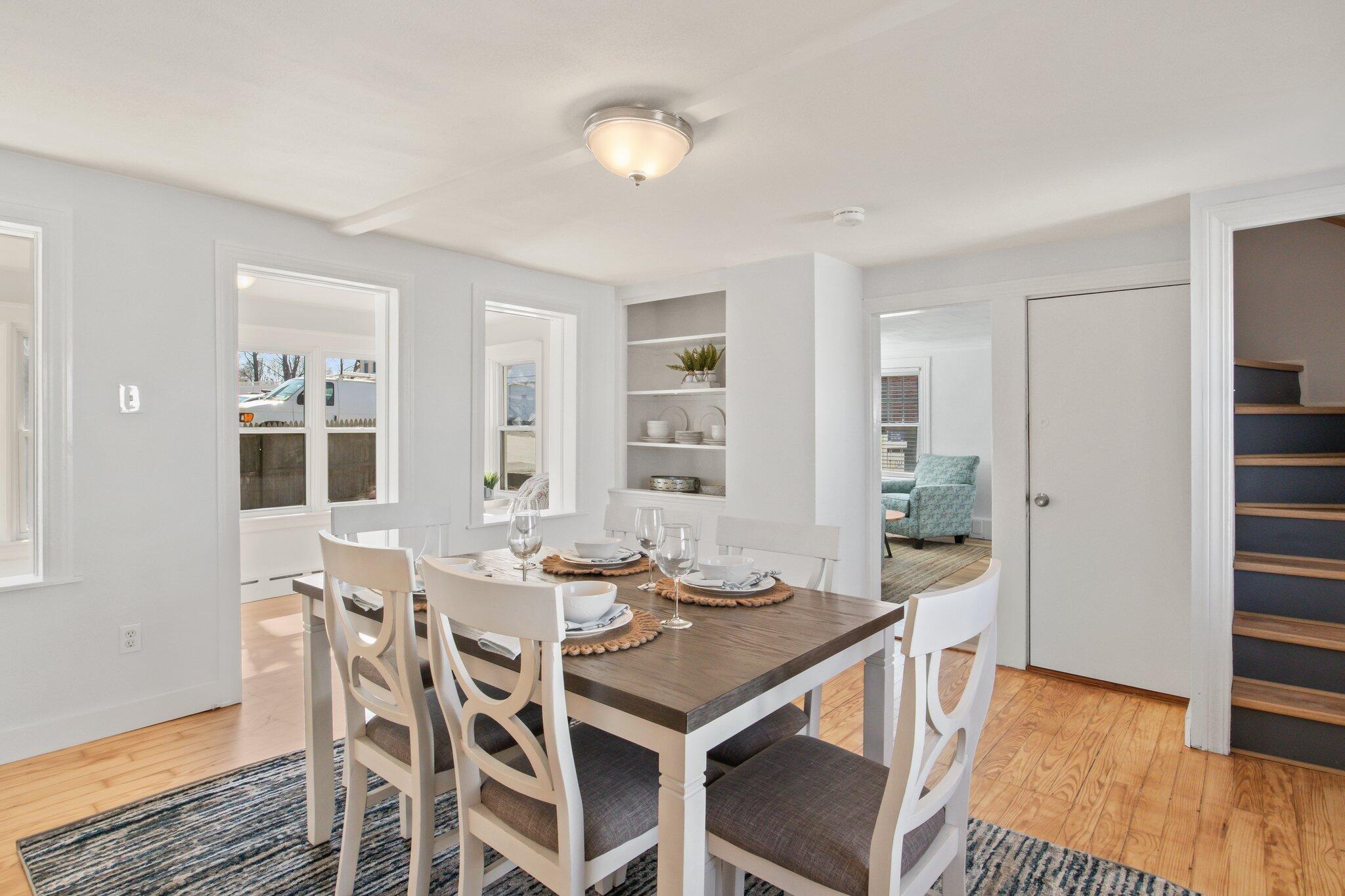 7 Spruce Street Fairhaven, MA 02719 - Photo 9 of 30 a view of a dining room with furniture and wooden floor