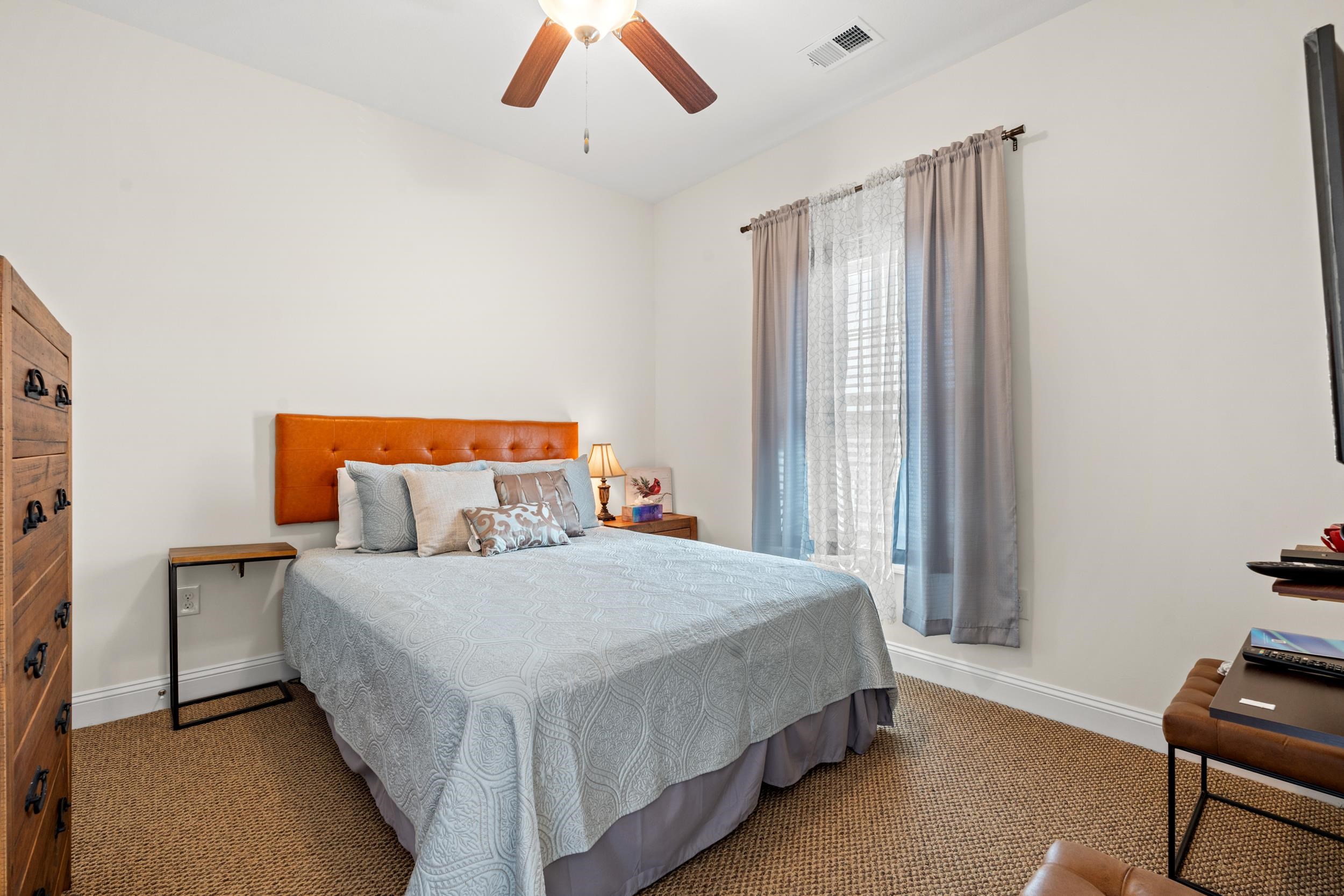 900 Jackline Place, Unit 202 Murrells Inlet, SC 29576 - Photo 31 of 39 Carpeted bedroom featuring ceiling fan and baseboards