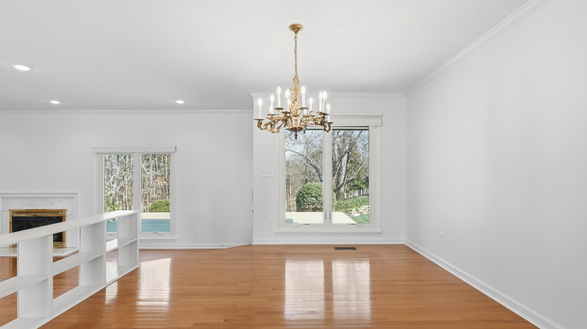 755 Golf View Drive Northwest Cleveland, TN 37312 - Photo 11 of 49 a view of a room with wooden floor chandelier and windows