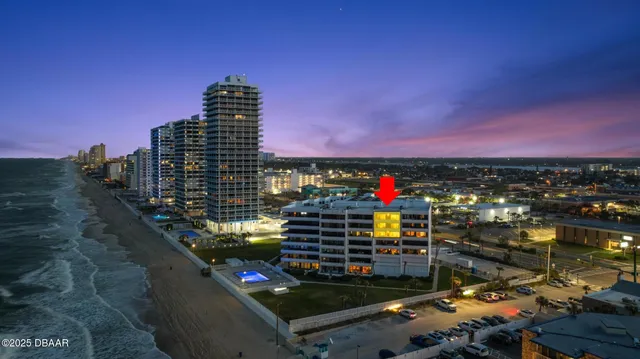 a view of a swimming pool and outdoor space