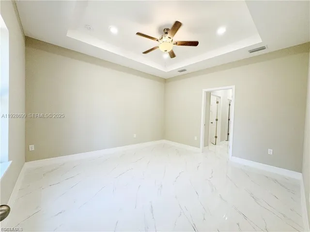 a view of an empty room