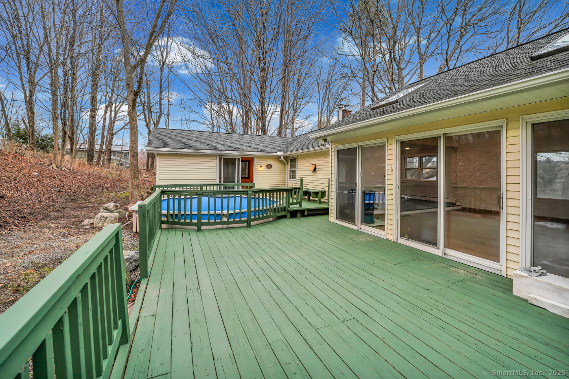360 Old Sherman Hill Road Woodbury, CT 06798 - Photo 11 of 19 a view of a house with a roof deck
