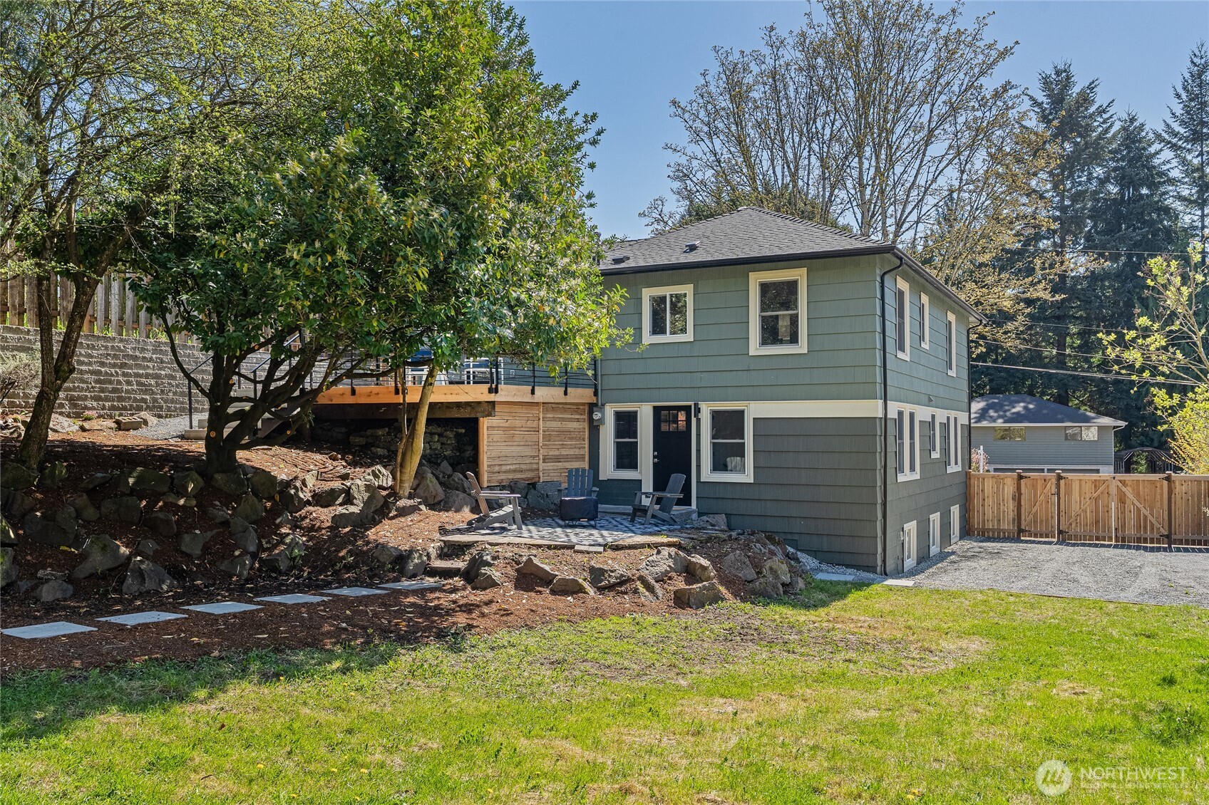 1710 Northeast 104th Street Seattle, WA 98125 - Photo 37 of 40 a front view of house with yard outdoor seating and barbeque oven