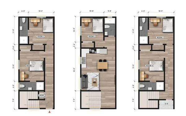 a picture of a bathroom with a glass shower door and a mirror