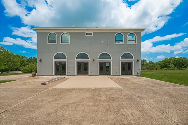 a view of parking space