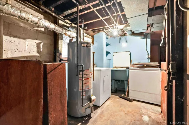 a view of storage and utility room