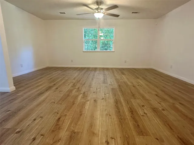 wooden floor in an empty room