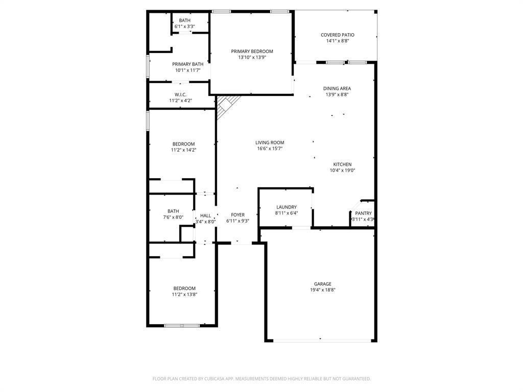 141 Maverick Lane Pilot Point, TX 76258 - Photo 2 of 40 a picture of floor plan