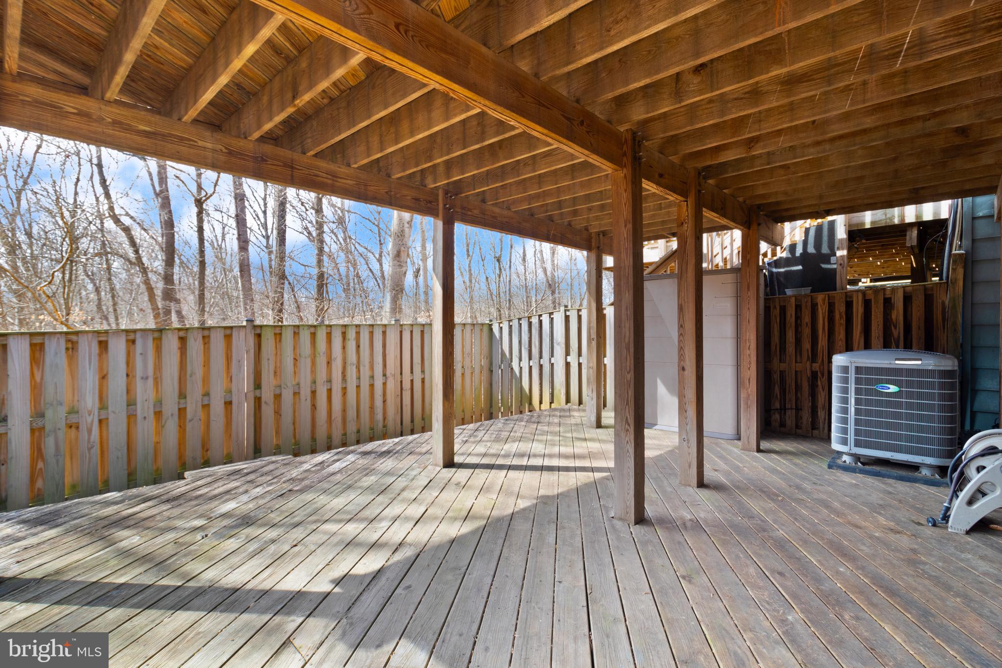 7318 Spring View Court Springfield, VA 22153 - Photo 31 of 41 Fully fenced yard backing to woods.