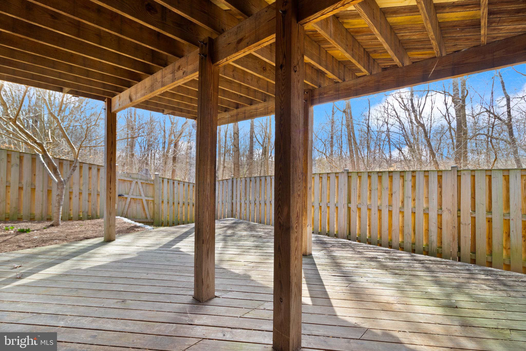 7318 Spring View Court Springfield, VA 22153 - Photo 32 of 41 Lower level deck off basement
