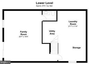7318 Spring View Court Springfield, VA 22153 - Photo 41 of 41 Lower level floor plan