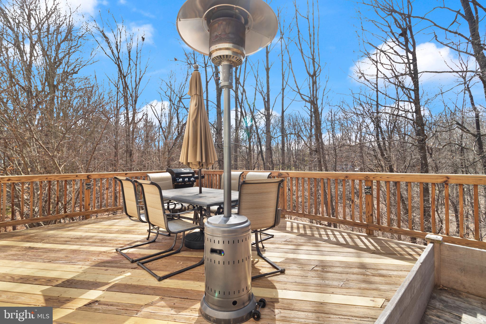 7318 Spring View Court Springfield, VA 22153 - Photo 8 of 41 Oversized deck with wooded views