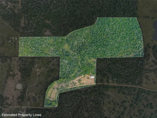 a bird view of a house