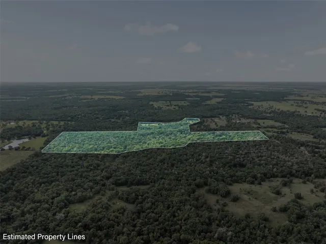 a view of a field with an ocean