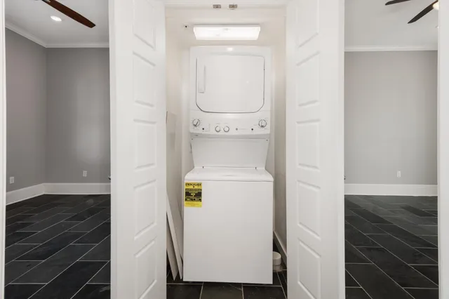 a outdoor living space with furniture