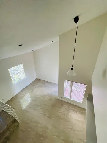 a view of an empty room