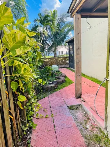 a flower pot with a yard