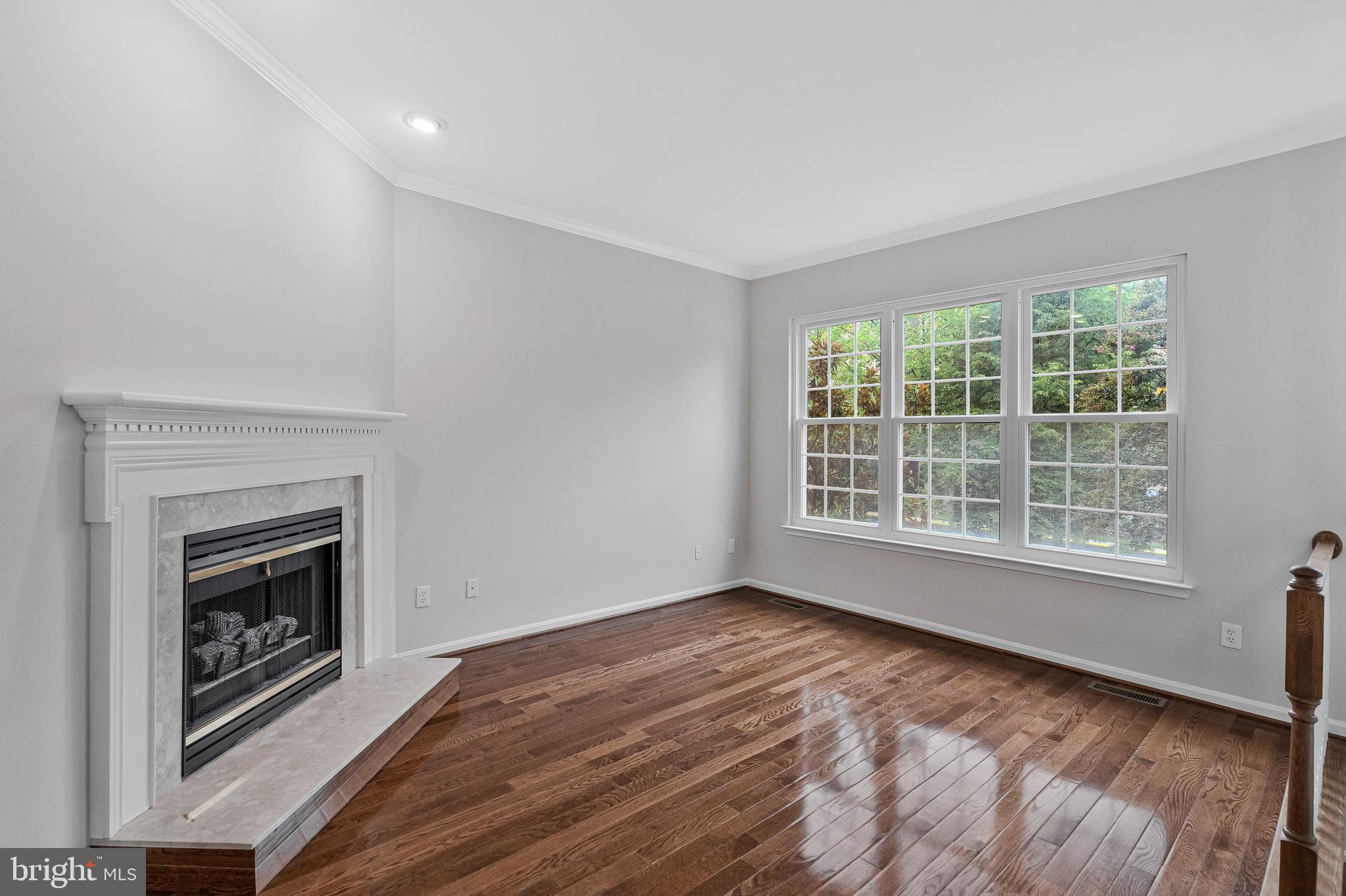 12033 Edgemere Circle Reston, VA 20190 - Photo 5 of 53 a view of an empty room with a fireplace and a window