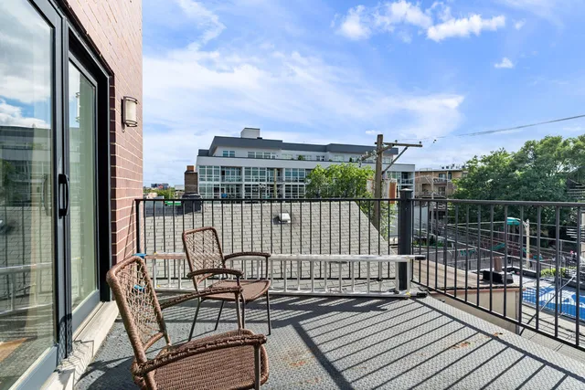 a view of a roof deck