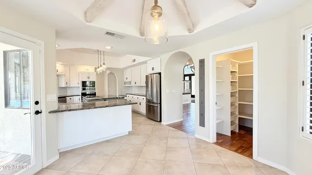 a view of an empty room